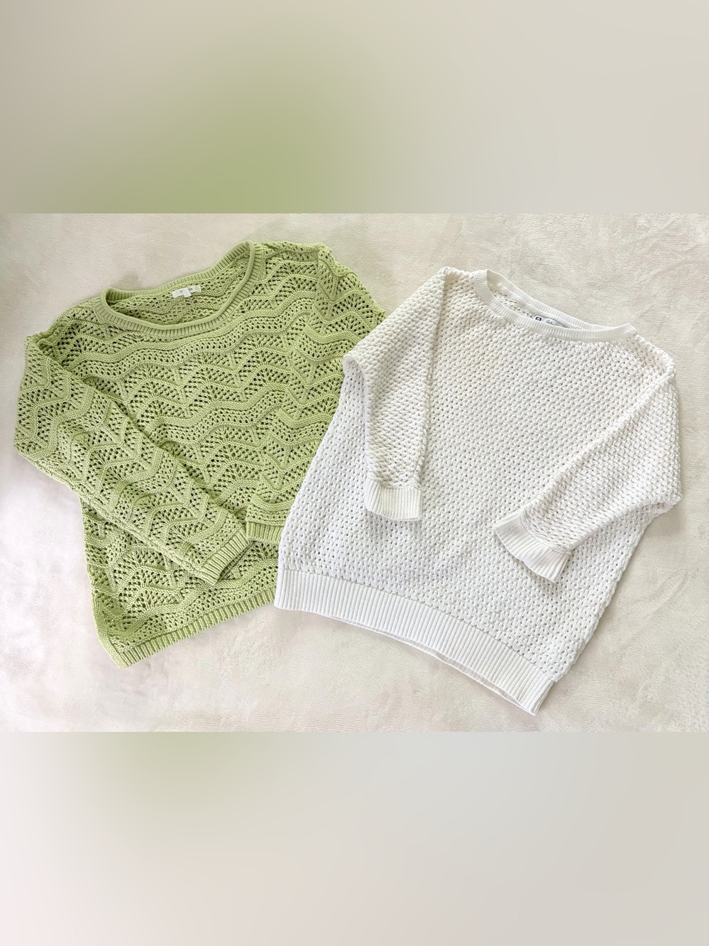 👗 BUNDLE of 2 Open-Knit Sweaters Size XS/S